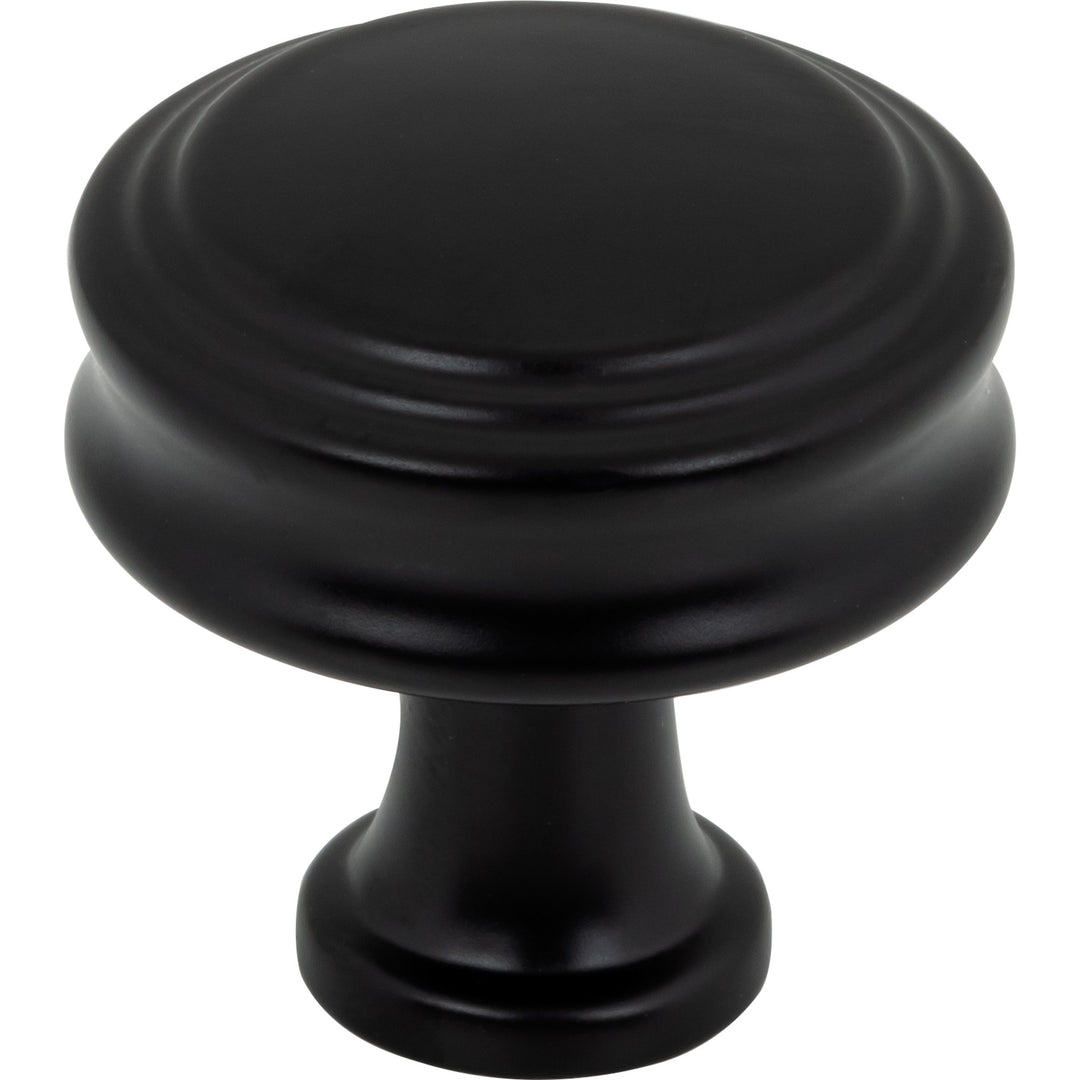 Top Knobs - Coddington Round Knobs Flat Black