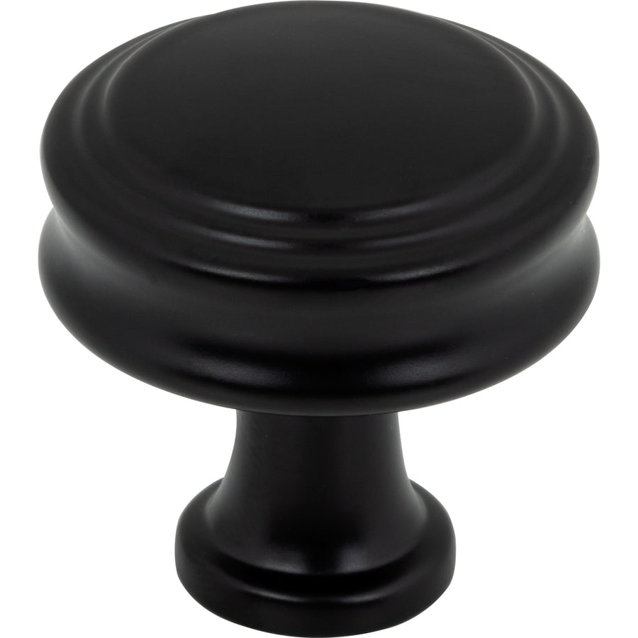 Top Knobs - Coddington Round Knobs Flat Black
