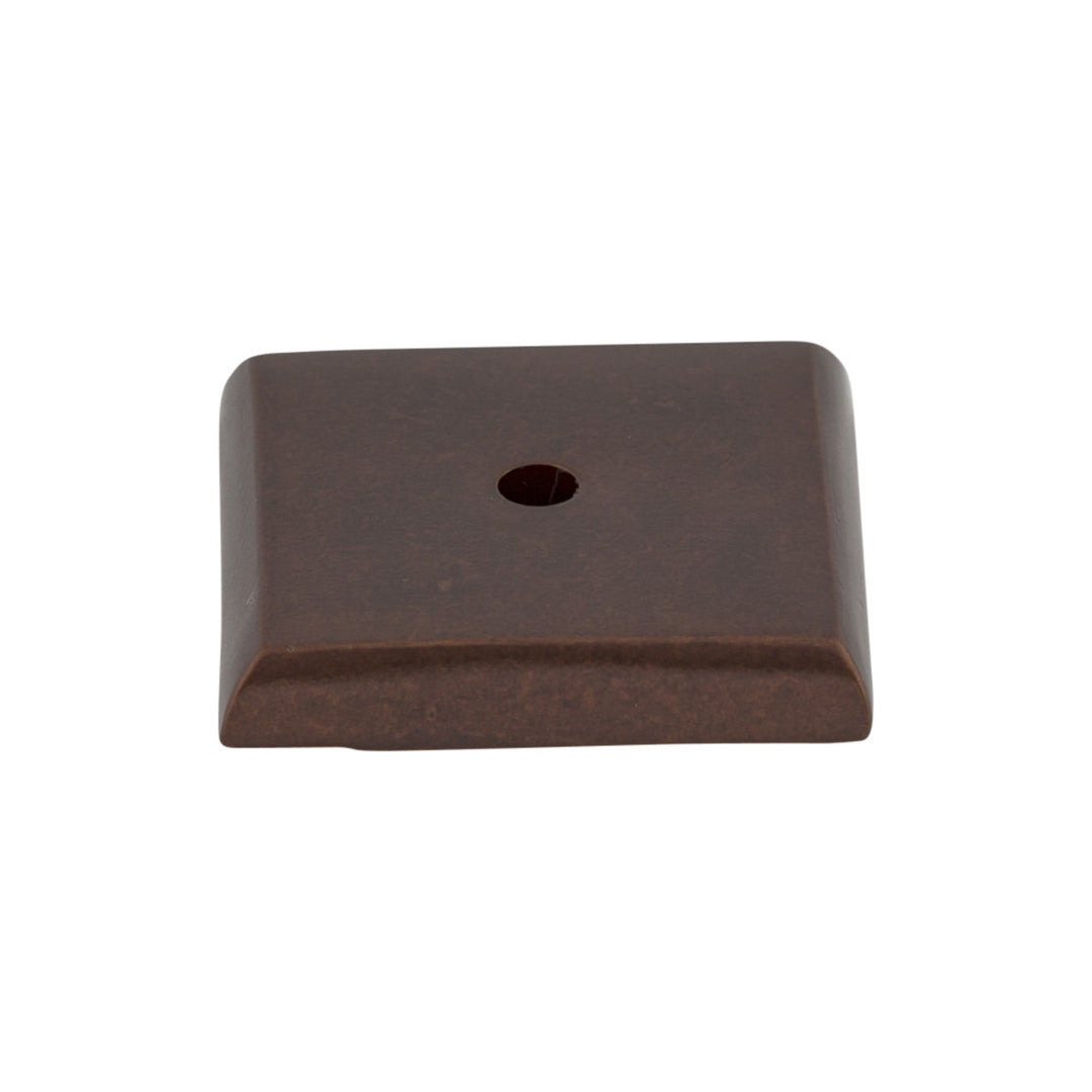 Top Knobs - Aspen Square Knob Backplates 1 1/4" Mahogany Bronze