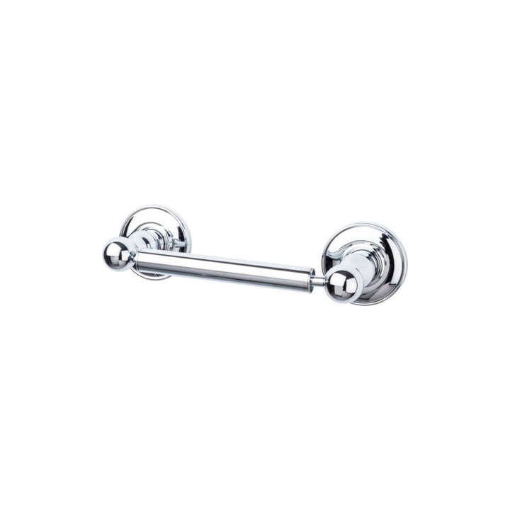 Top Knobs - Edwardian Bath Tissue Holder Plain Backplates Polished Chrome