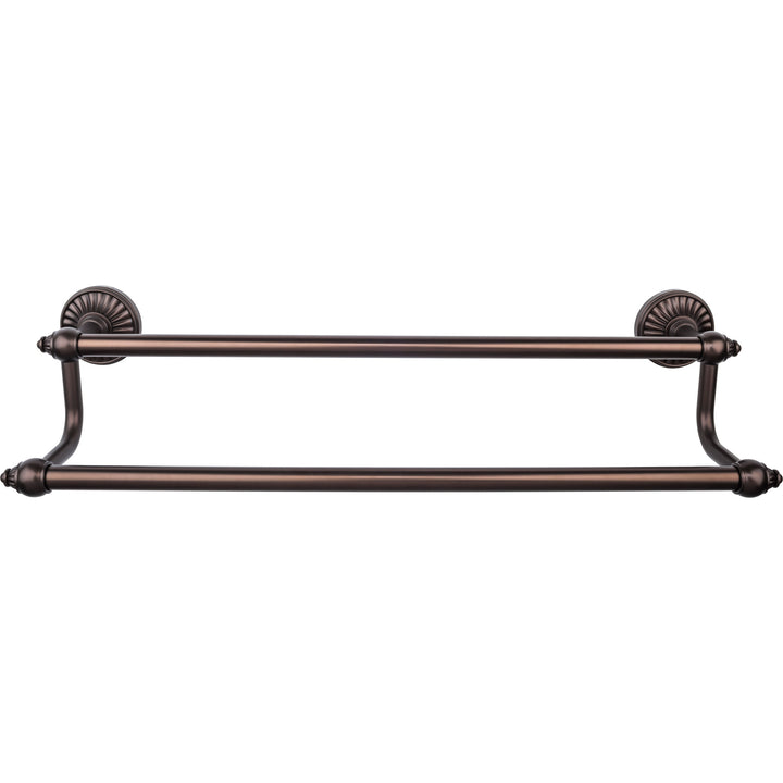 Top Knobs - Tuscany Bath Towel Bar Doubles 18" Oil Rubbed Bronze