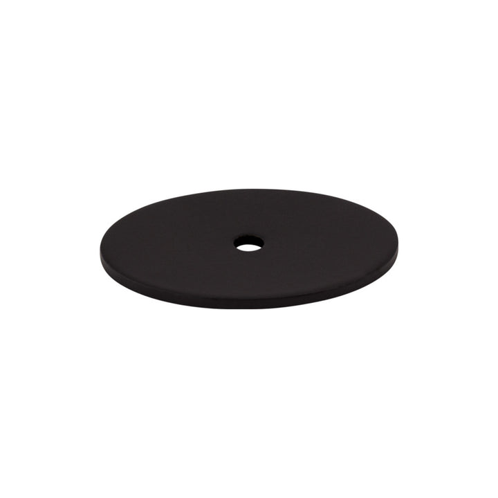 Top Knobs - Oval Knob Backplates 1 3/4" Flat Black