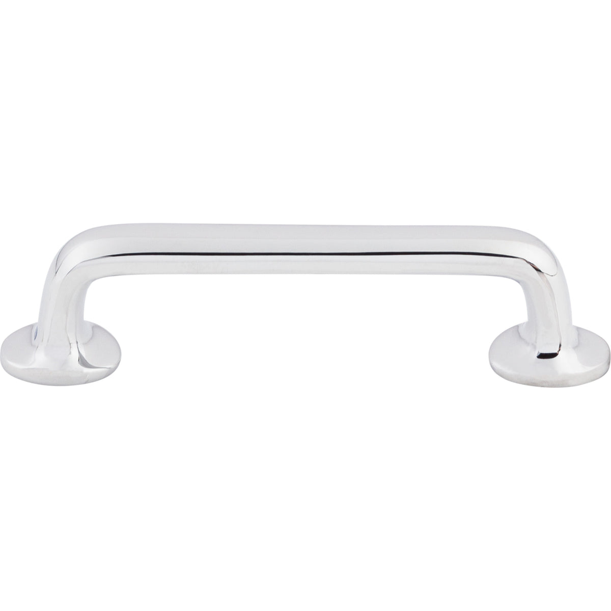 Top Knobs - Aspen II Rounded Bar Pulls 4" Polished Chrome