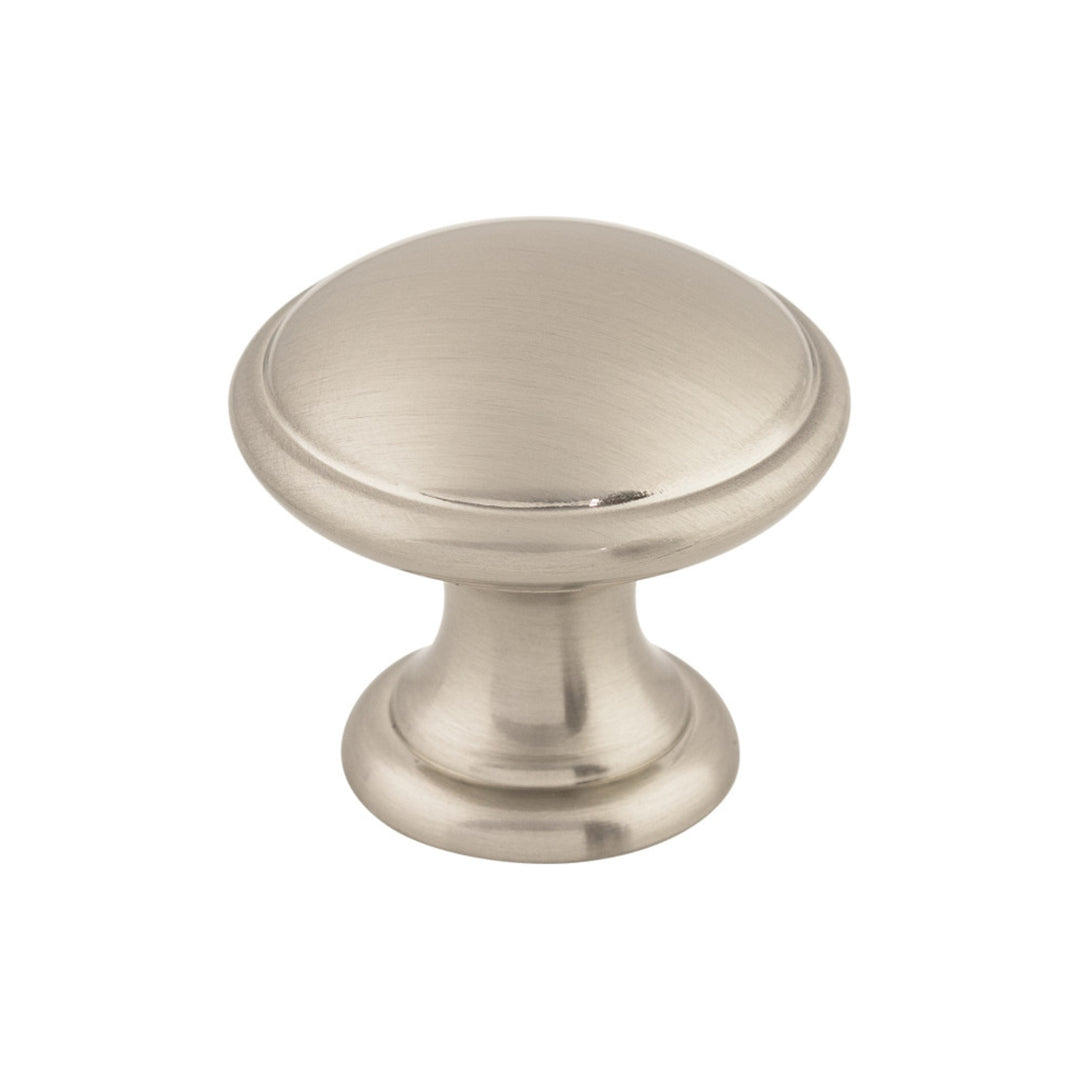 Top Knobs - Rounded Round Knobs Brushed Satin Nickel