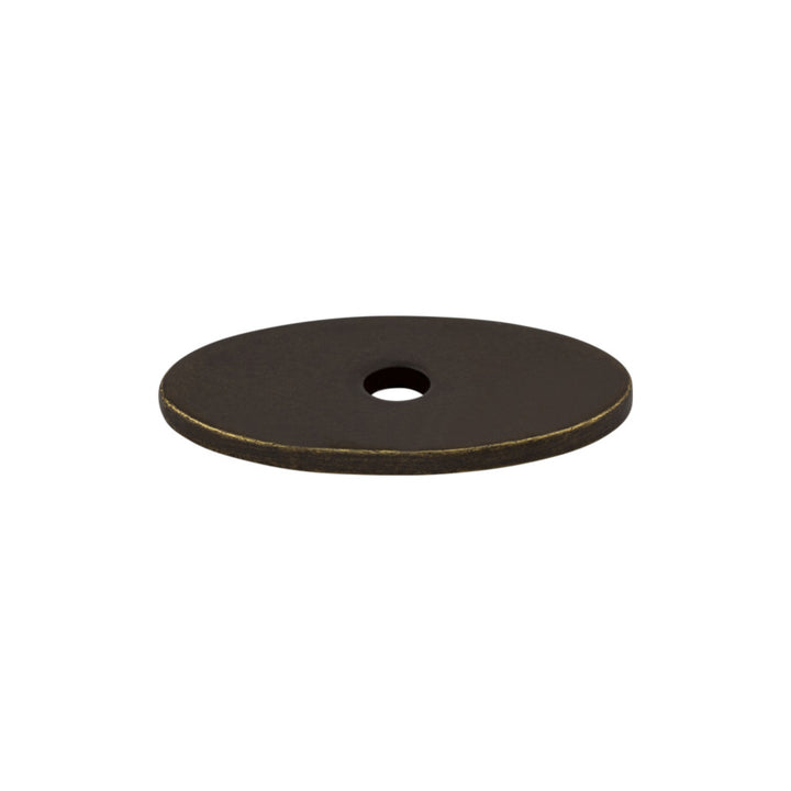 Top Knobs - Oval Knob Backplates 1 1/4" German Bronze