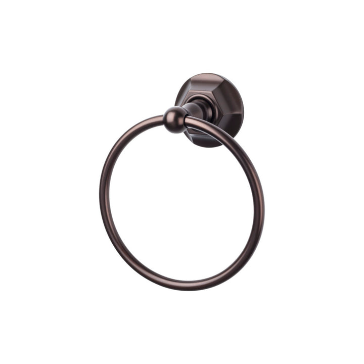 Top Knobs - Edwardian Bath Ring Hex Backplates Oil Rubbed Bronze