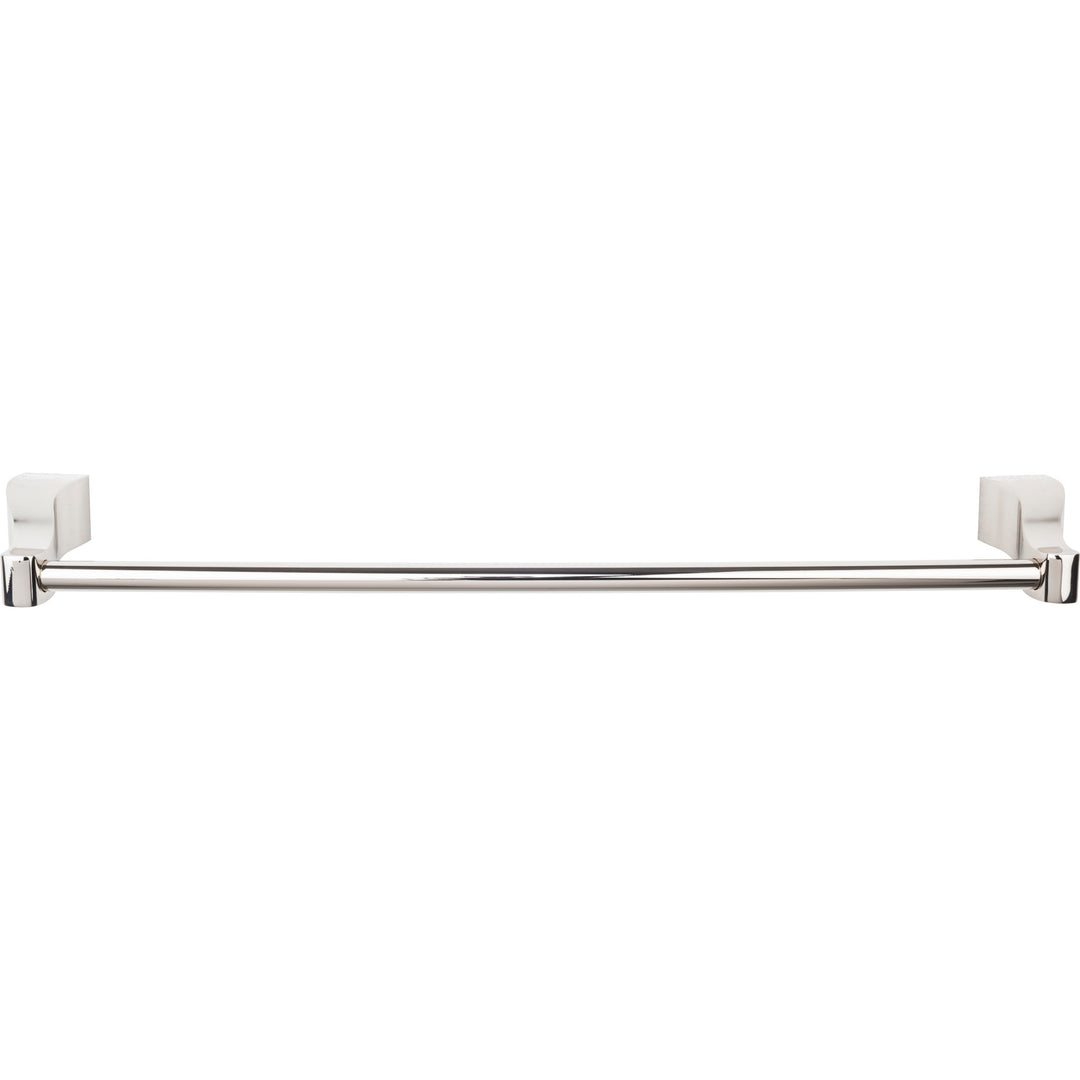 Top Knobs - Aqua Bath Towel Bar Singles 30" Polished Nickel