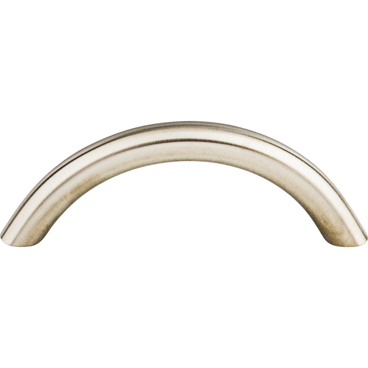 Top Knobs Solid Bowed Bar Pull in Stainless Steel