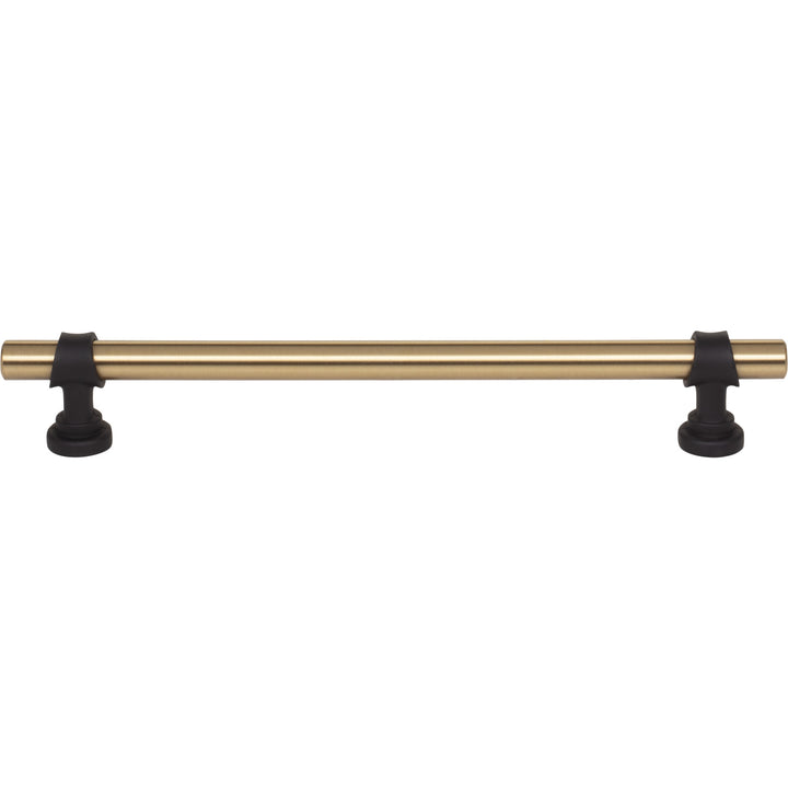 Top Knobs - Bit Bar Pulls (M1197) 7 9/16" Honey Bronze and Flat Black