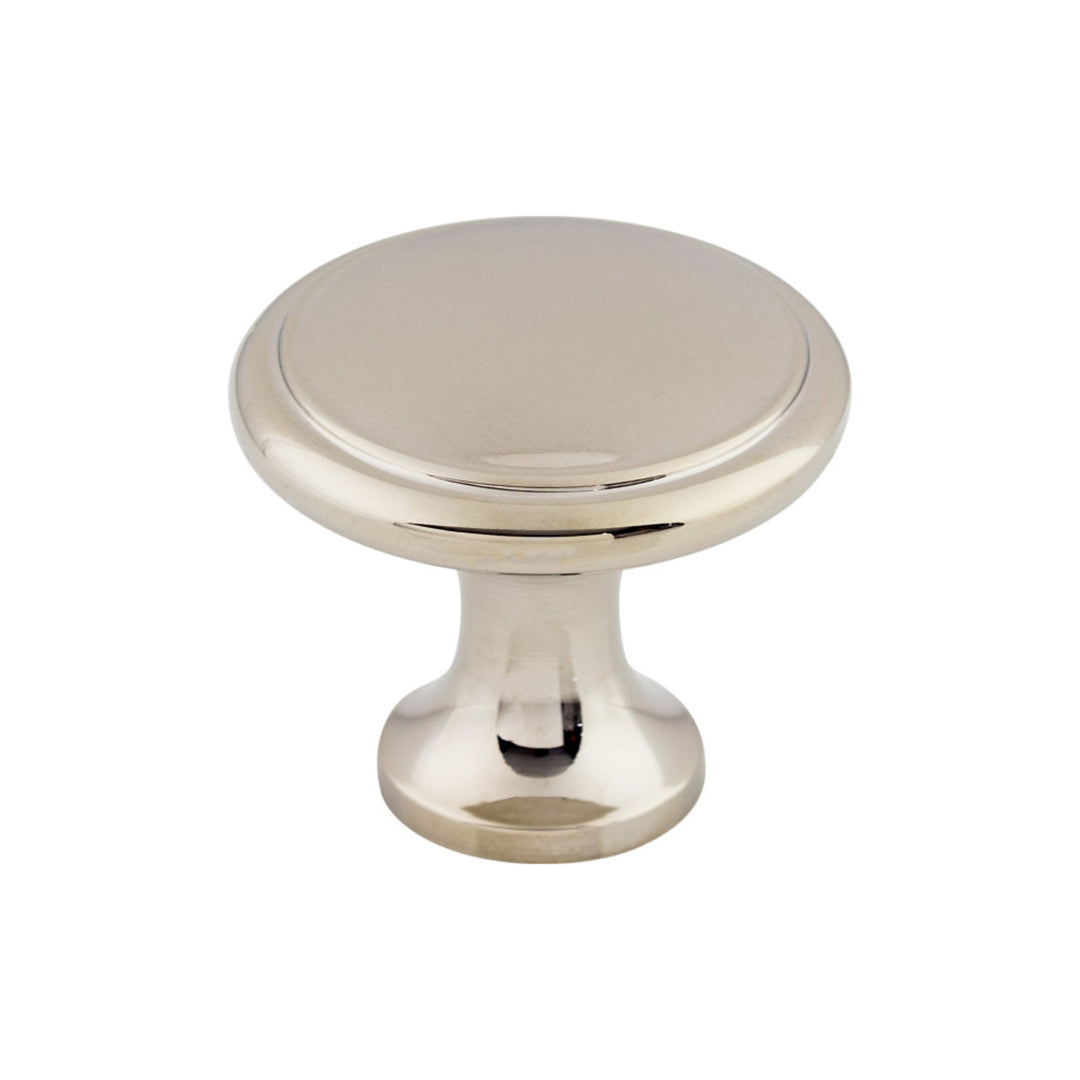 Top Knobs - Ringed Round Knobs Polished Nickel