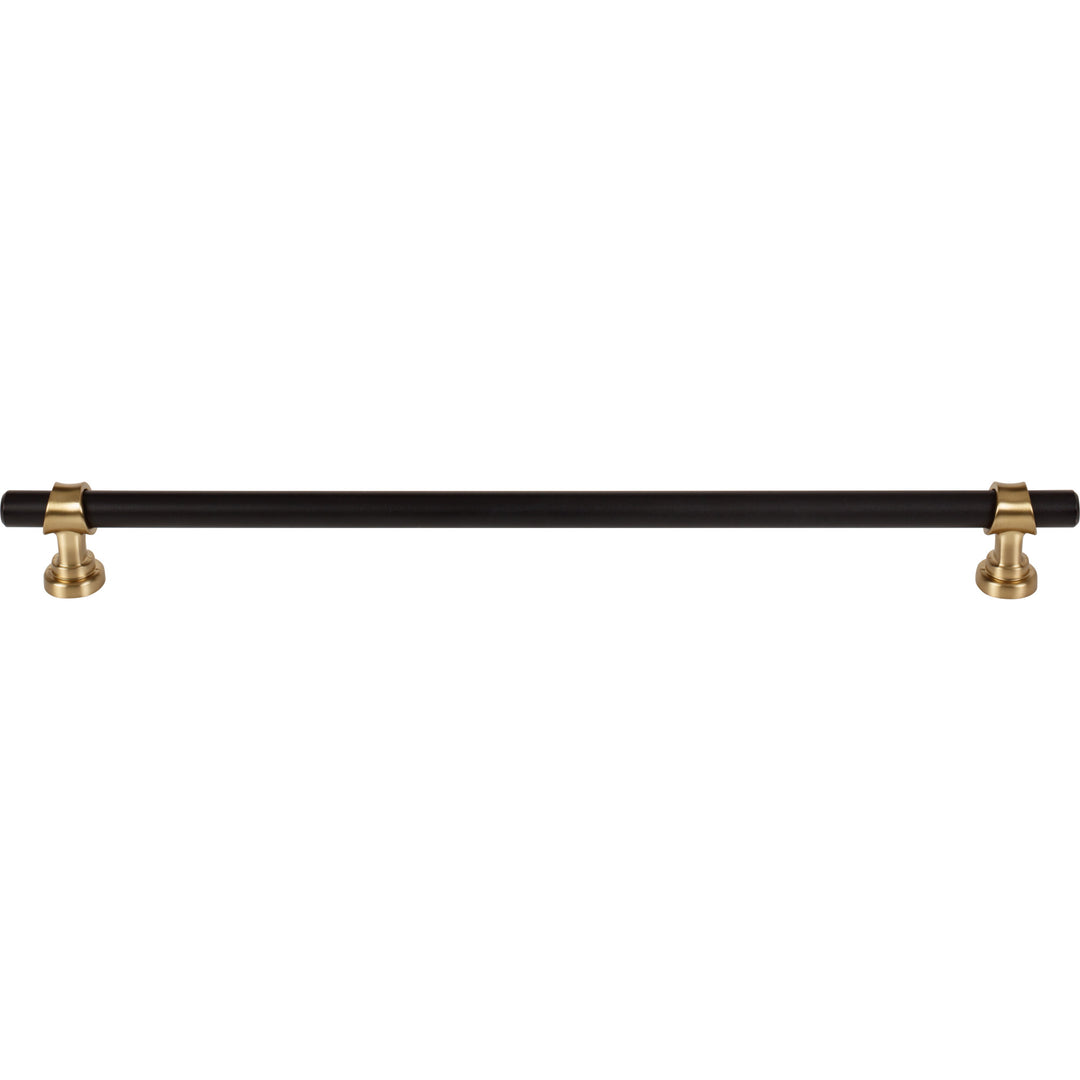 Top Knobs - Bit Bar Pulls (M1197) 12" Flat Black and Honey Bronze