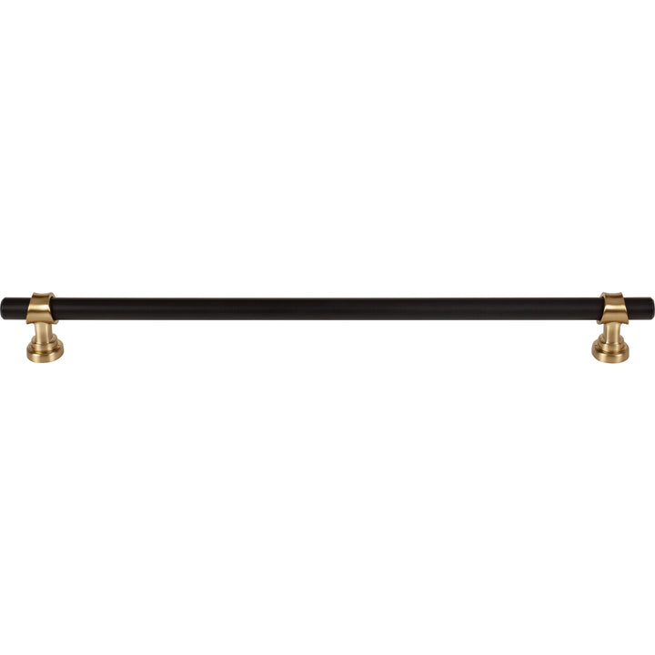 Top Knobs - Bit Bar Pulls (M1197) 12" Flat Black and Honey Bronze