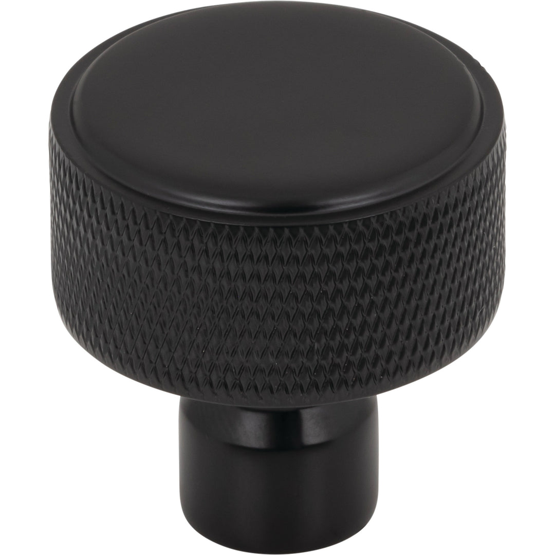 Top Knobs - Garrison Round Knobs 1 1/4" Flat Black