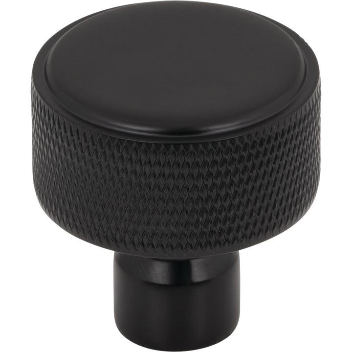 Top Knobs - Garrison Round Knobs 1 1/4" Flat Black