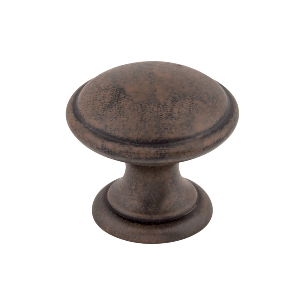 Top Knobs - Rounded Round Knobs Patina Rouge