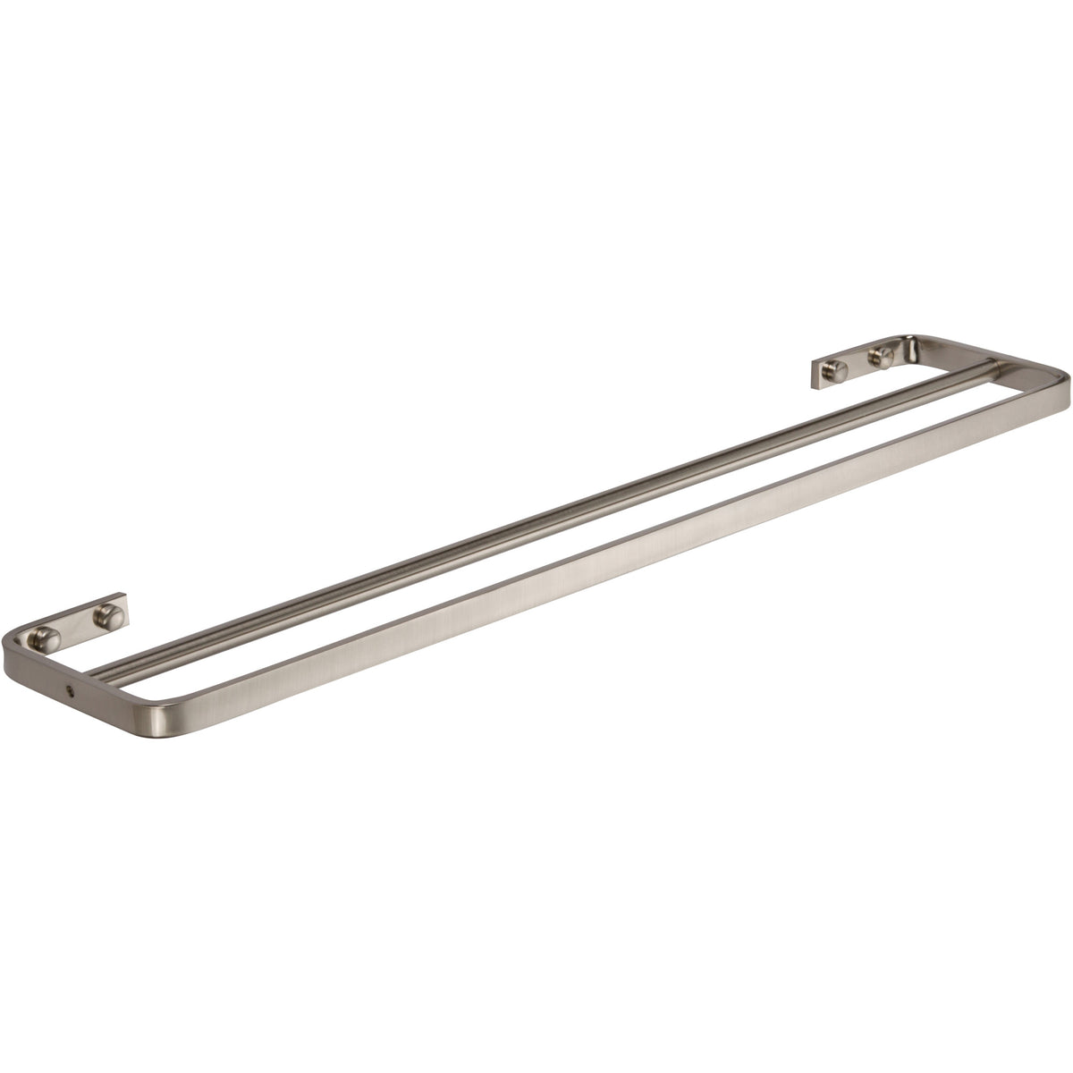 Atlas Solange Double Wall Mounted Towel Bar in Brushed Nickel