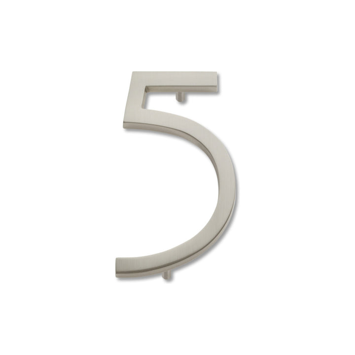 Atlas - Modern Avalons (#5) 4 1/2" Brushed Nickel