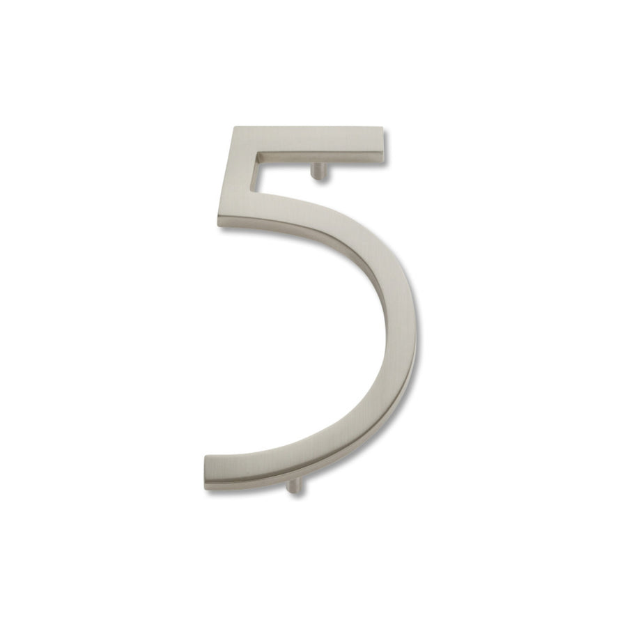 Atlas - Modern Avalons (#5) 4 1/2" Brushed Nickel