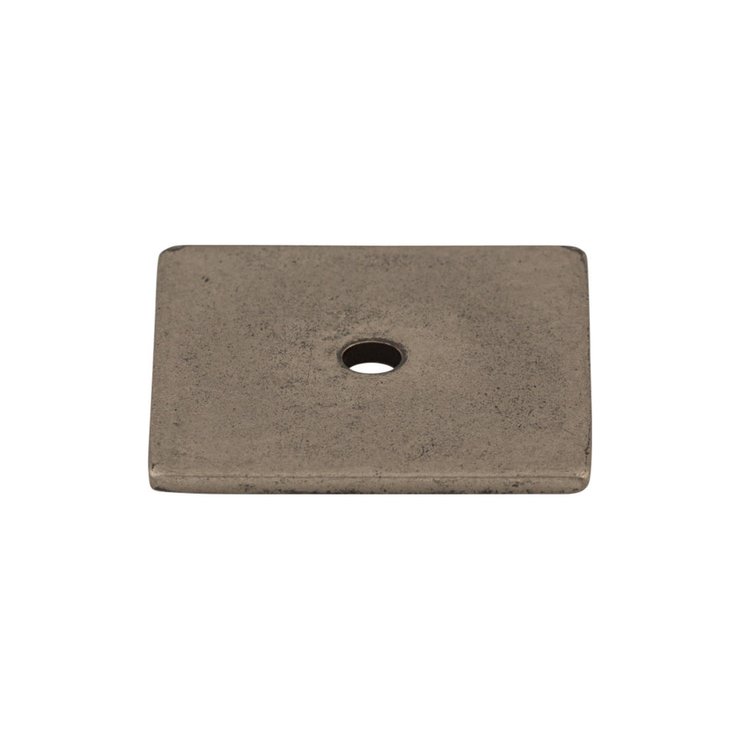 Top Knobs - Square Knob Backplates 1-1/4" Pewter Antique