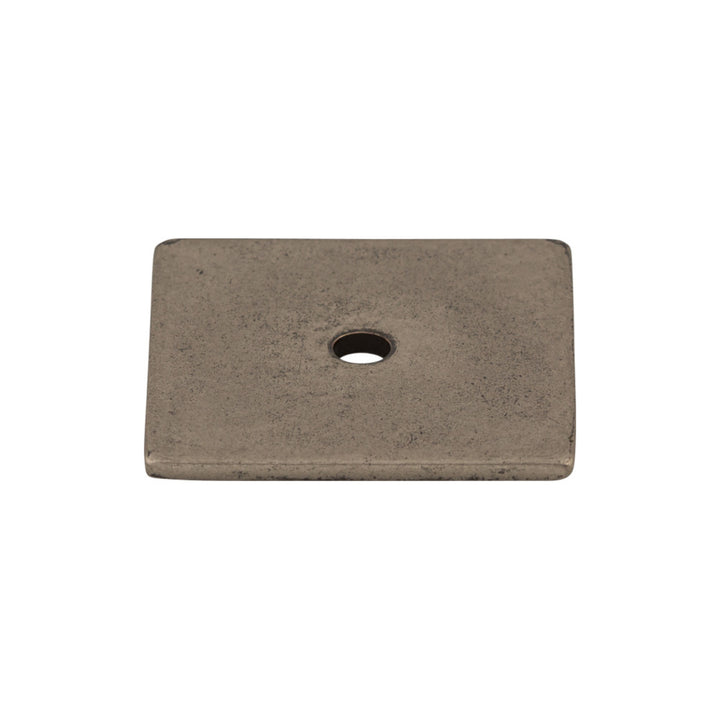 Top Knobs - Square Knob Backplates 1-1/4" Pewter Antique