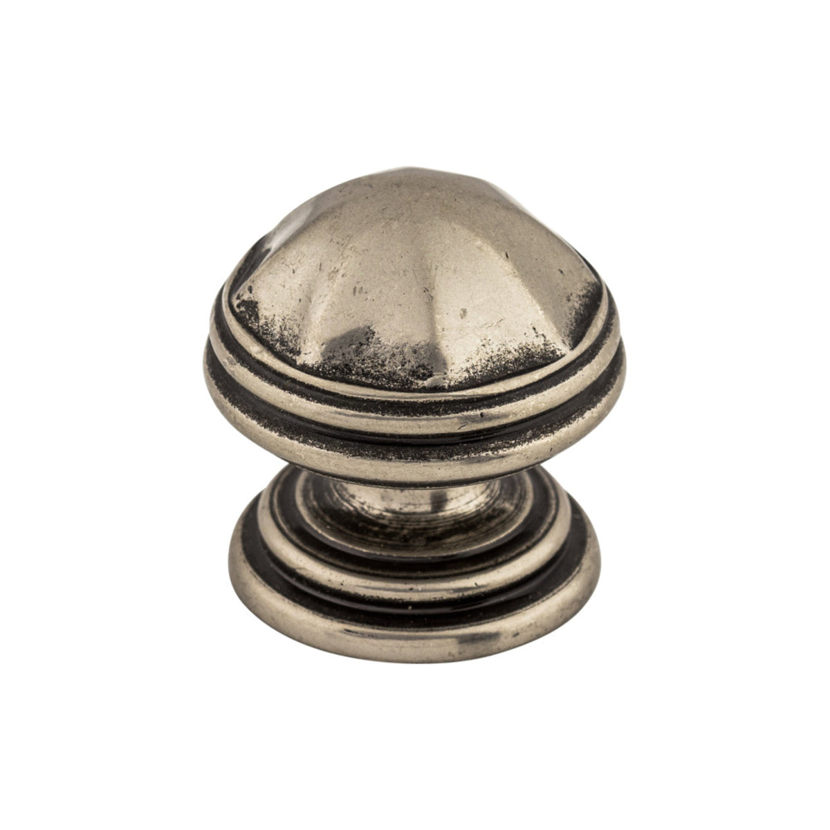 Top Knobs - London Round Knobs Pewter Antique