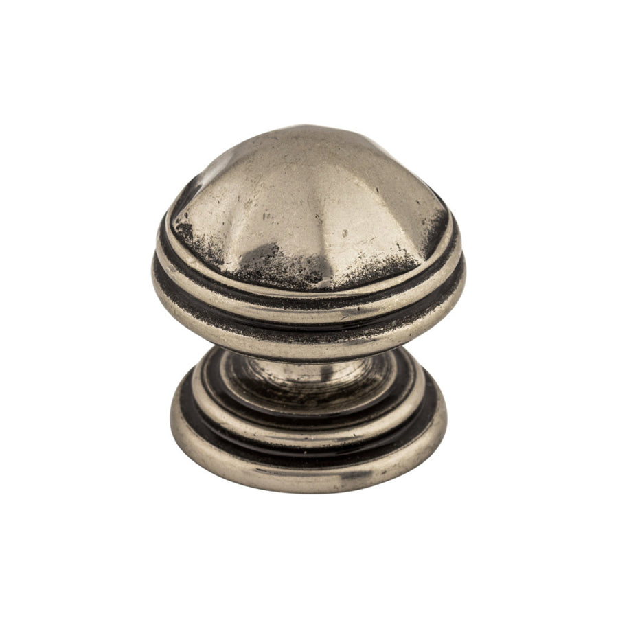 Top Knobs - London Round Knobs Pewter Antique