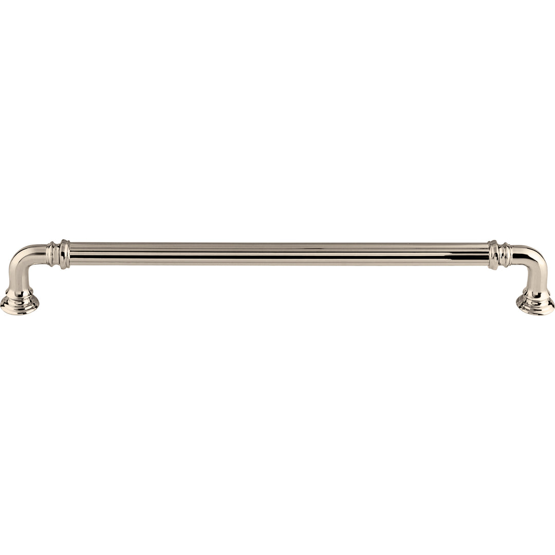 Top Knobs - Reeded Pulls 9" Polished Nickel