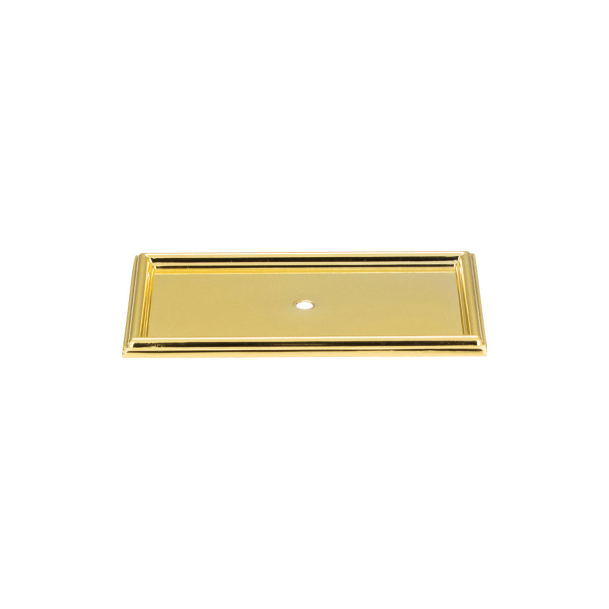 Atlas Campaign Rope Knob Backplate in Polished Brass