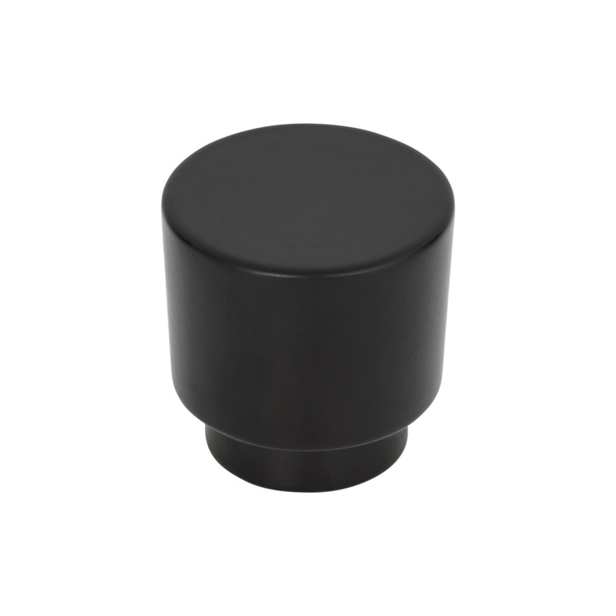 Atlas Tom Tom Round Knob in Matte Black