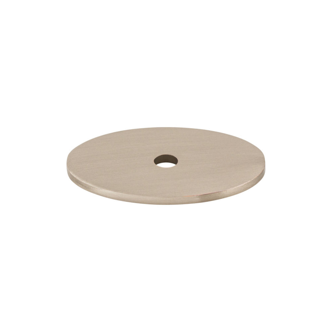 Top Knobs - Oval Knob Backplates 1 1/2" Brushed Satin Nickel