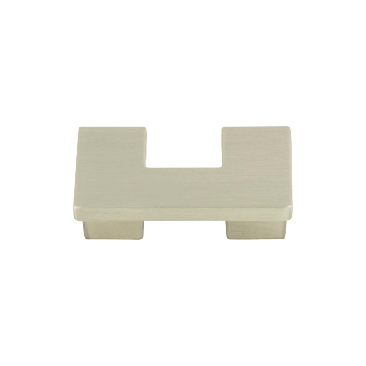 Atlas U Turn Square Knob in Brushed Nickel