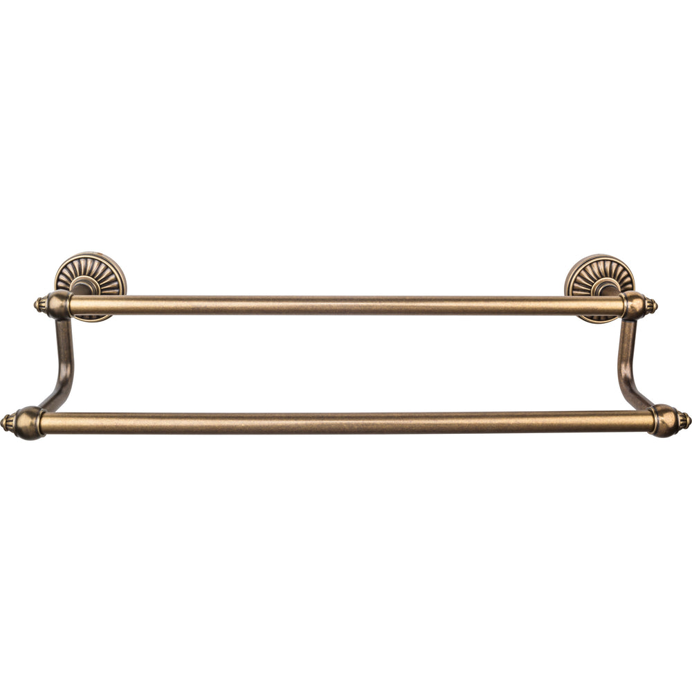 Top Knobs - Tuscany Bath Towel Bar Doubles 30" German Bronze