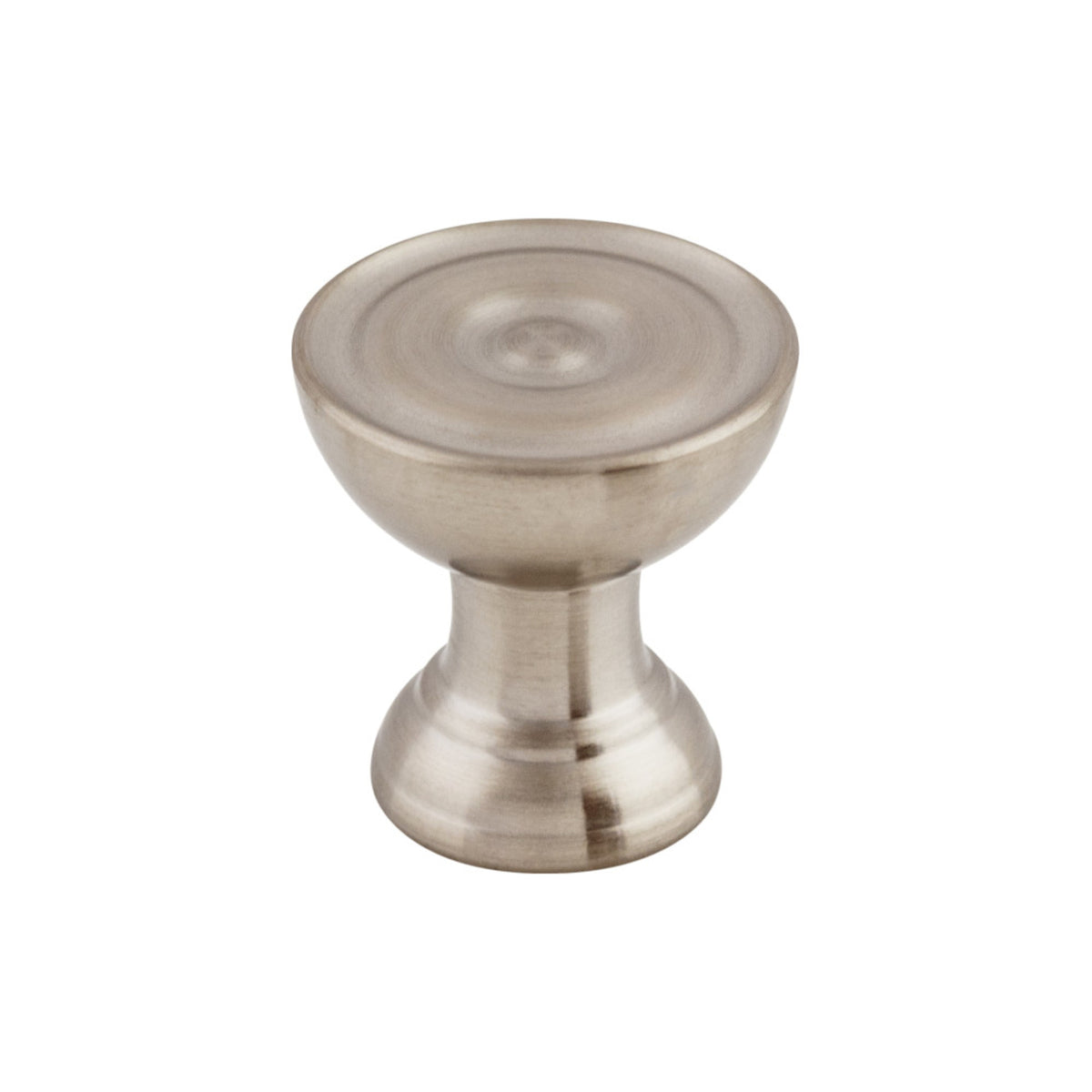 Top Knobs Rook Round Knob in Stainless Steel