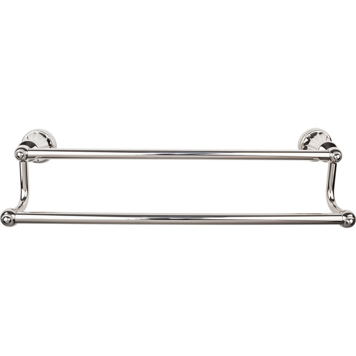 Top Knobs - Hudson Bath Towel Bar Doubles 18" Polished Nickel