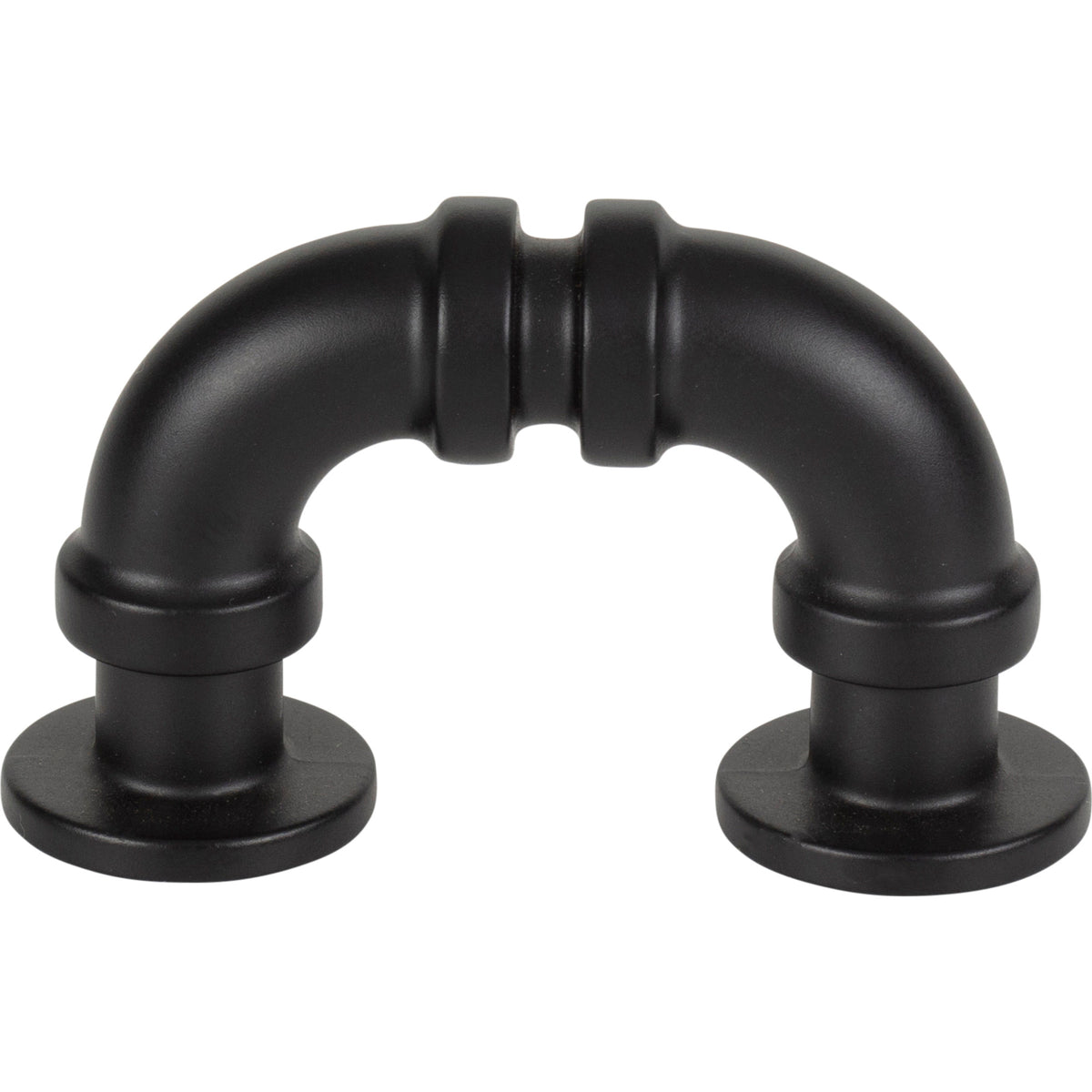 Atlas Steam Punk Bar Pull in Matte Black