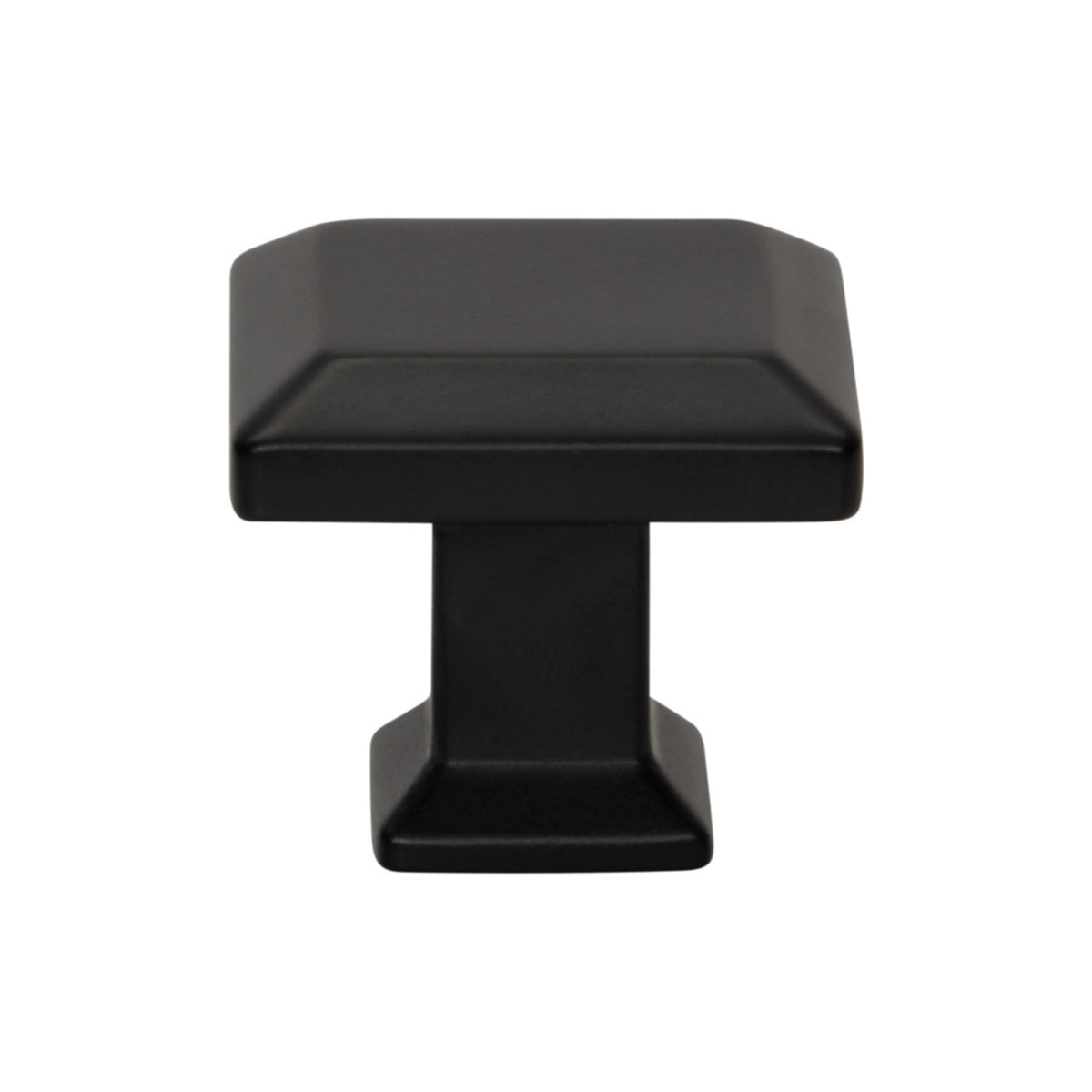 Atlas Sweetbriar Lane Square Knob in Matte Black