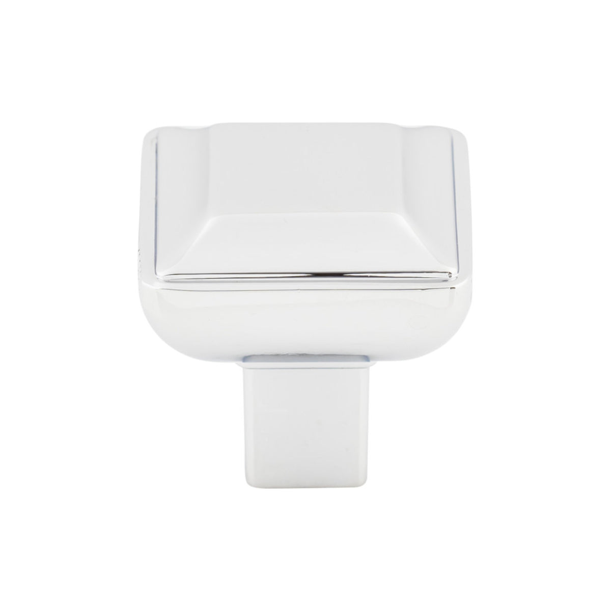 Top Knobs Podium Square Knob in Polished Chrome