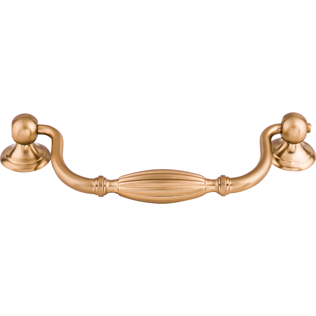 Top Knobs Tuscany Drop Handle in Brushed Bronze
