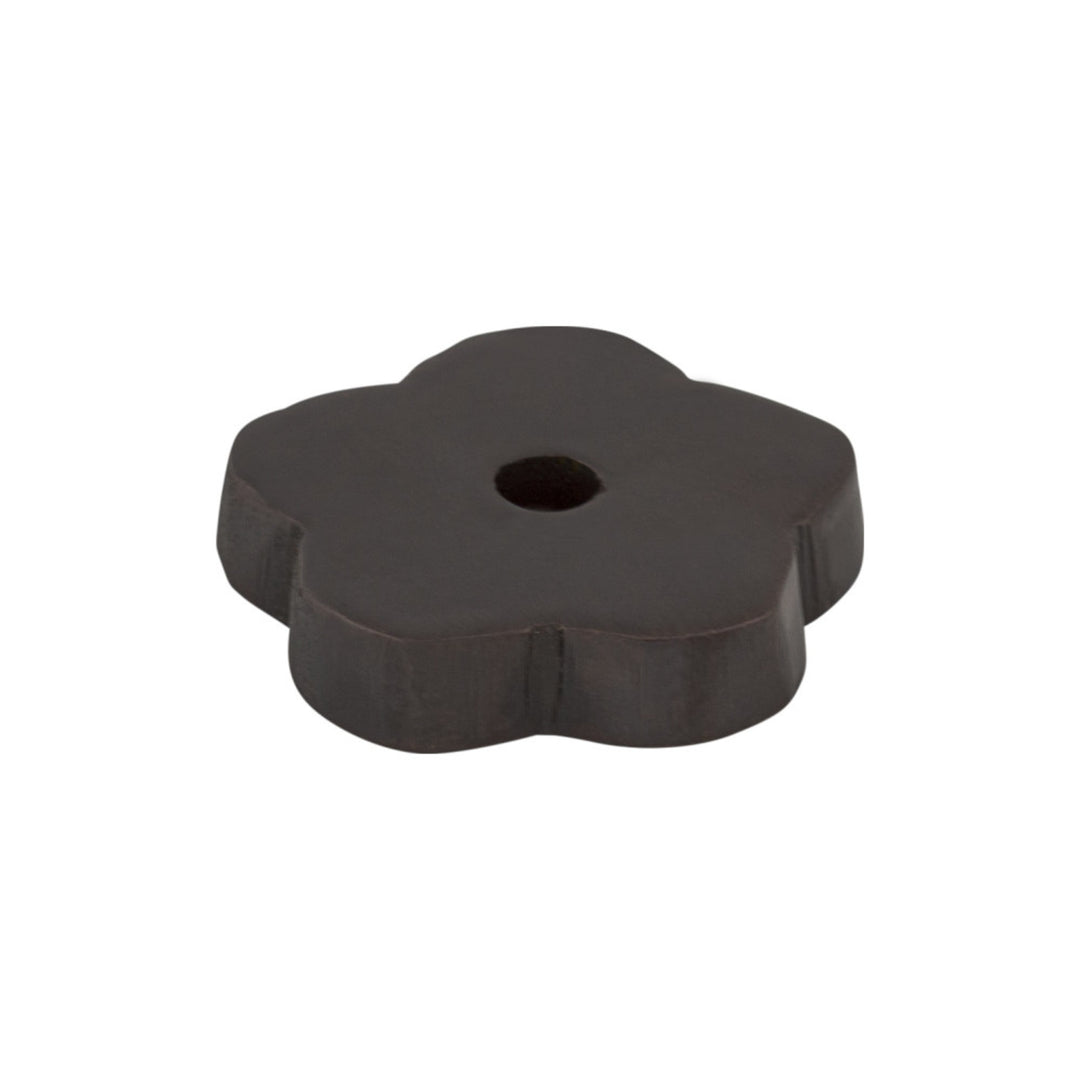 Top Knobs - Aspen Flower Knob Backplates Medium Bronze