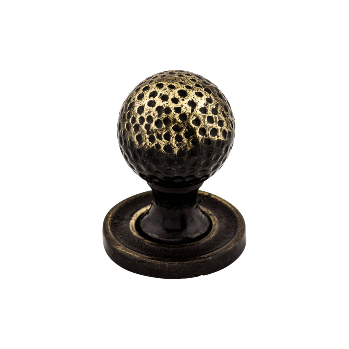 Top Knobs - Paris Mottled Round Knobs Dark Antique Brass