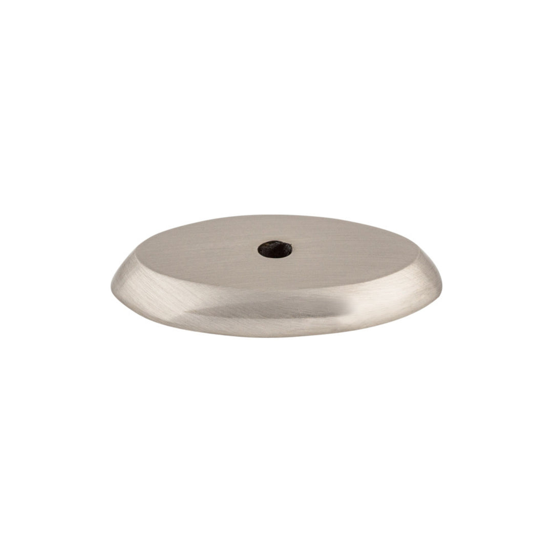 Top Knobs - Aspen II Oval Knob Backplates 1 1/2" Brushed Satin Nickel