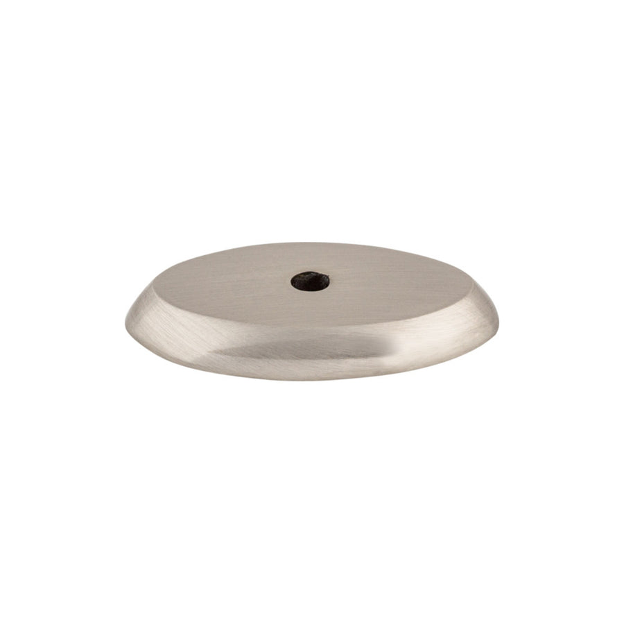 Top Knobs - Aspen II Oval Knob Backplates 1 1/2" Brushed Satin Nickel
