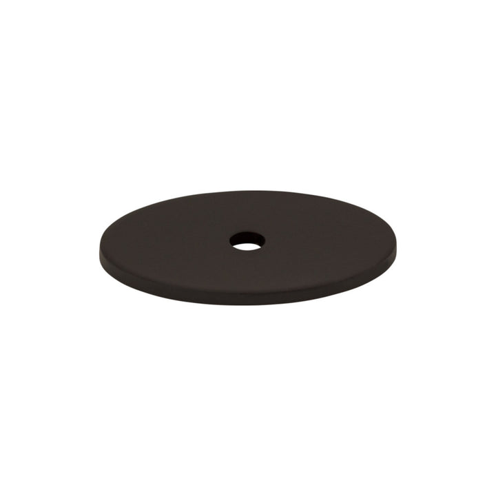 Top Knobs - Oval Knob Backplates 1 1/2" Flat Black