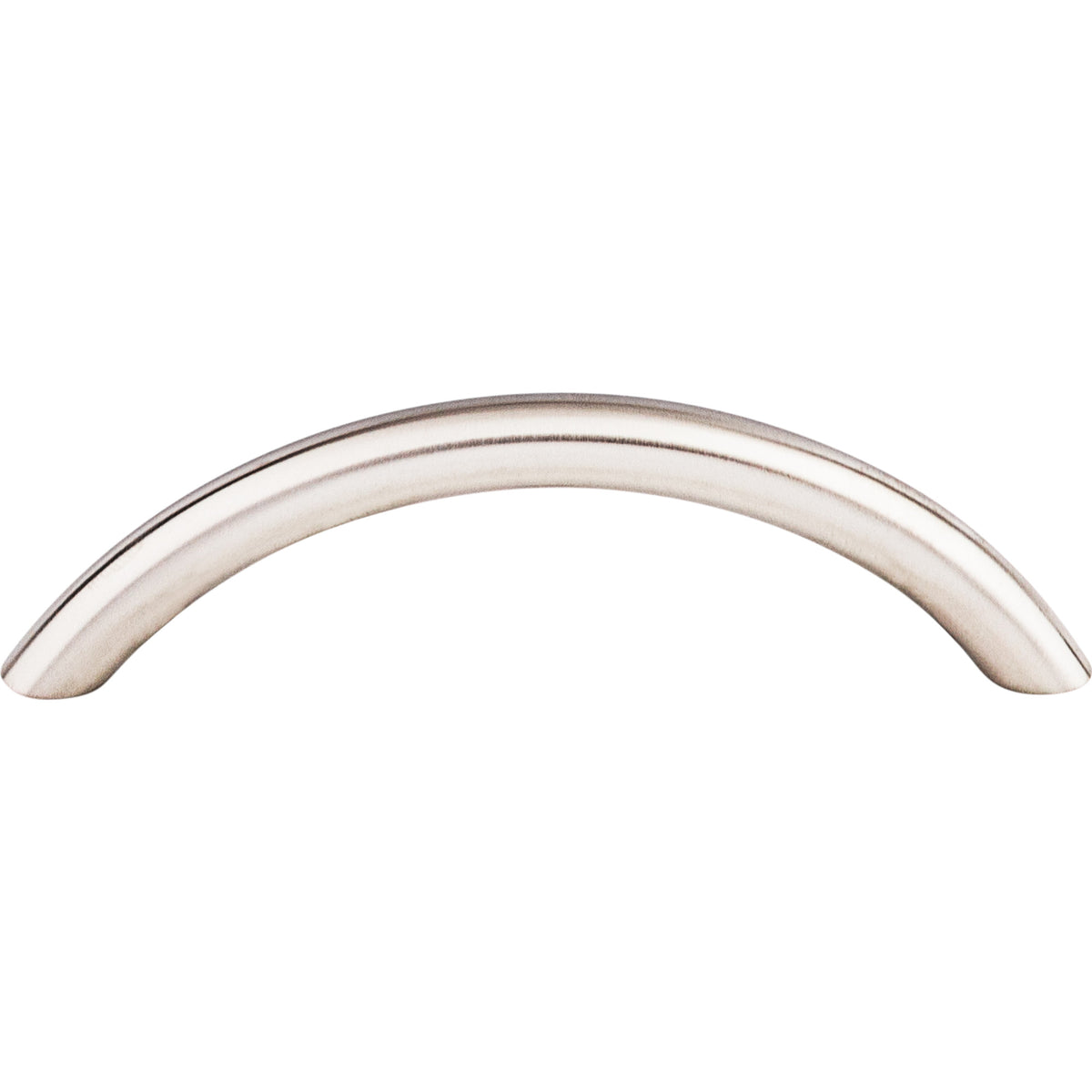 Top Knobs Solid Bowed Bar Pull in Stainless Steel