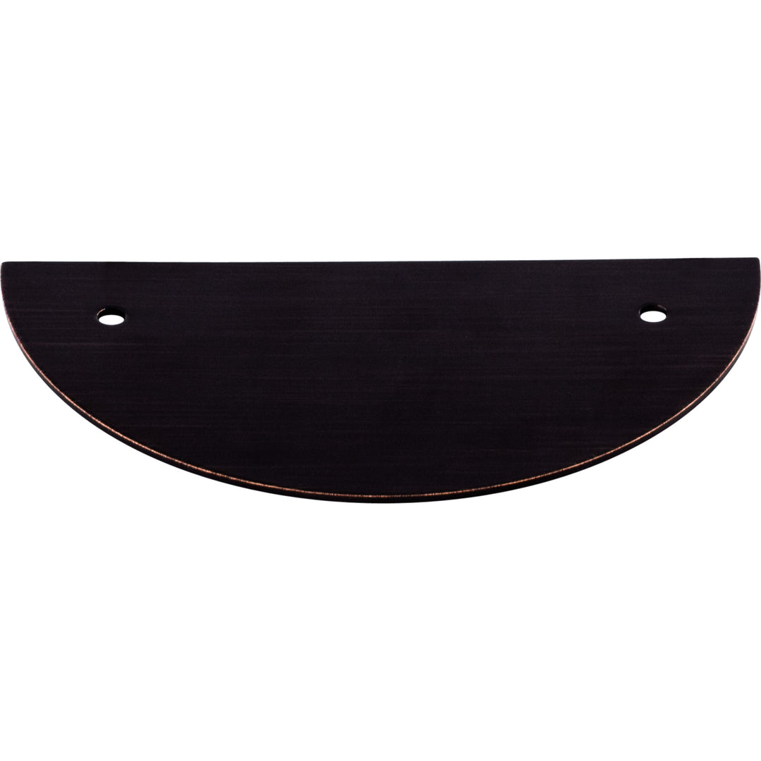 Top Knobs - Half Circle Pull Backplates Tuscan Bronze