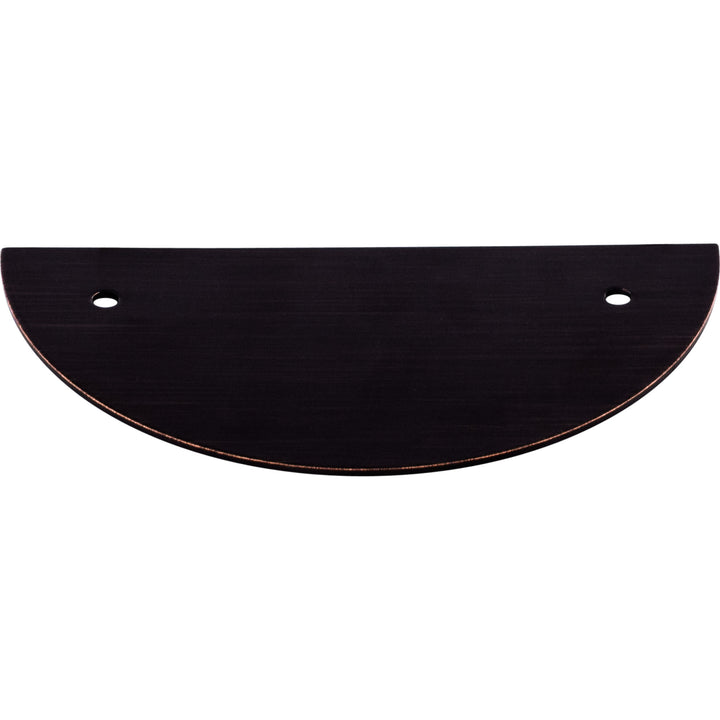 Top Knobs - Half Circle Pull Backplates Tuscan Bronze