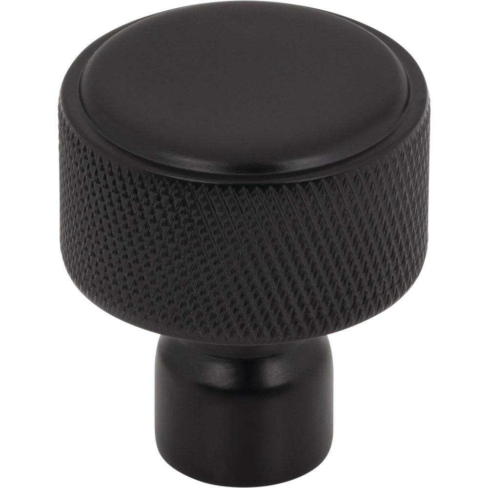 Top Knobs - Garrison Round Knobs 1 1/8" Flat Black