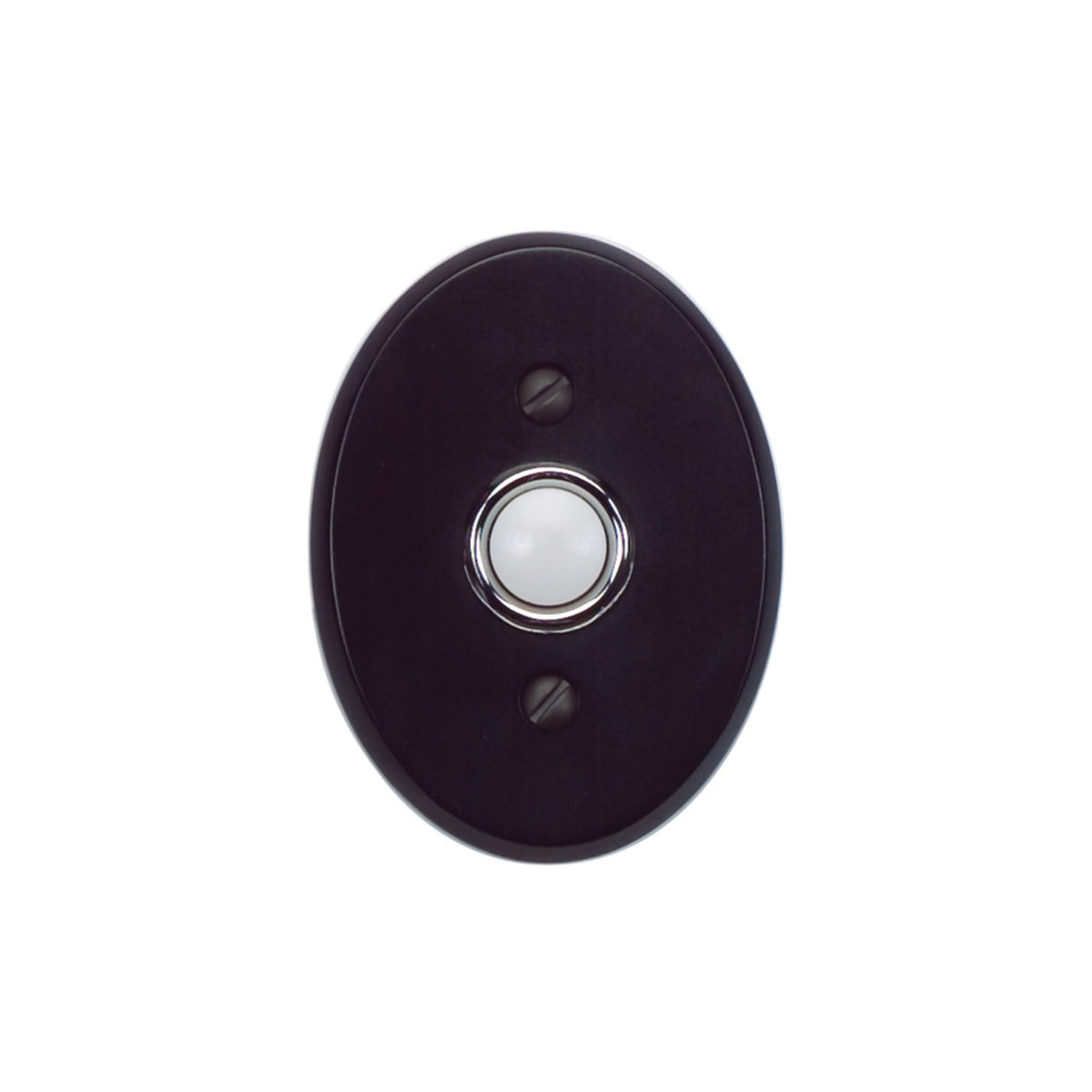 Atlas Traditionalist Push Button in Matte Black