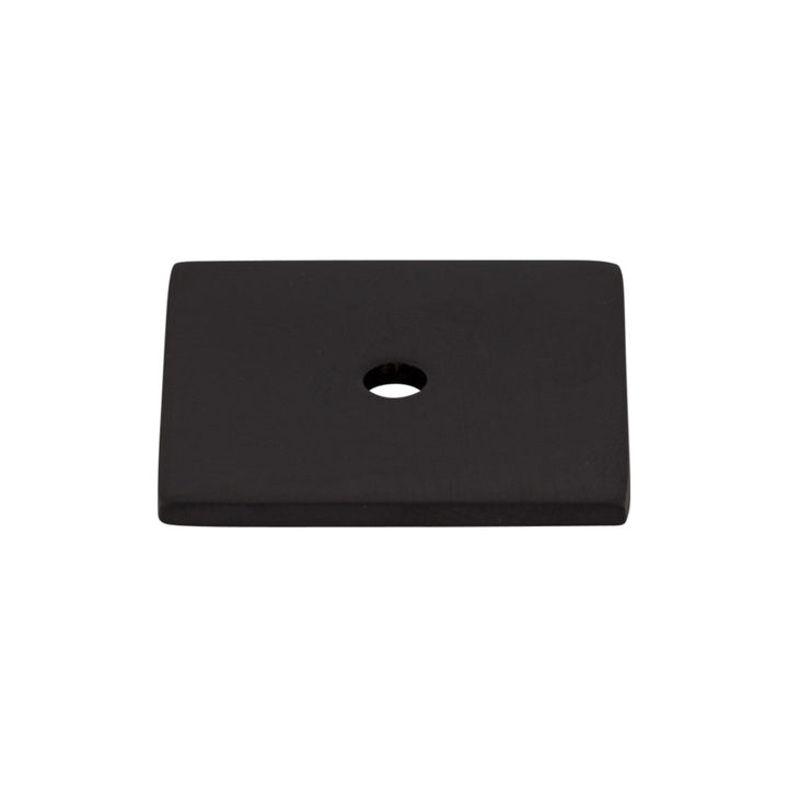 Top Knobs - Square Knob Backplates 1-1/4" Flat Black