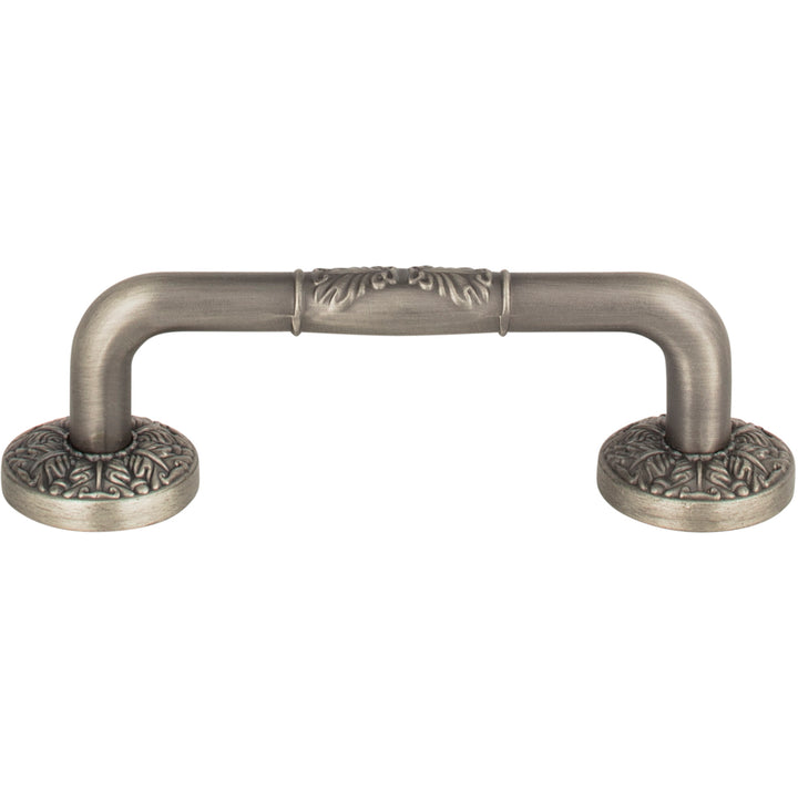 Hammered Medallion Bar Pull